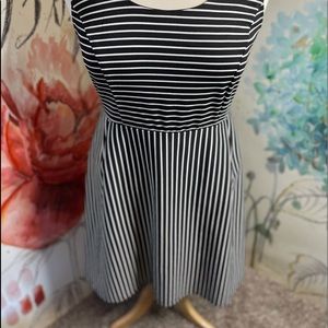 🚨•EUC•Merona from Target Fit&Flare Dress